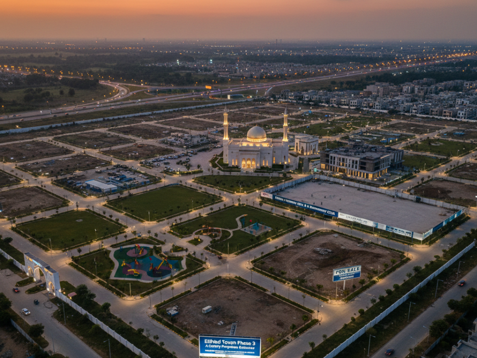 etihad town phase 3 amenities