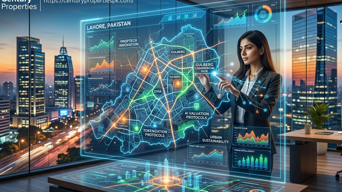 Visualizing PropTech and Urban Data Intelligence in Lahore via Century Properties.